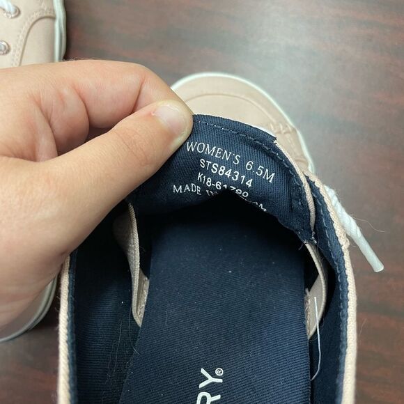 Sperry Memory Foam Slip On Blush Shoes Size 6.5 Women's - Picture 6 of 6